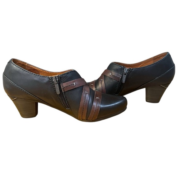 Pikolinos Lillie Black Brown Leather Pumps/Ankle Booties‎ Women's EU 36 (5.5-6) - Picture 4 of 16